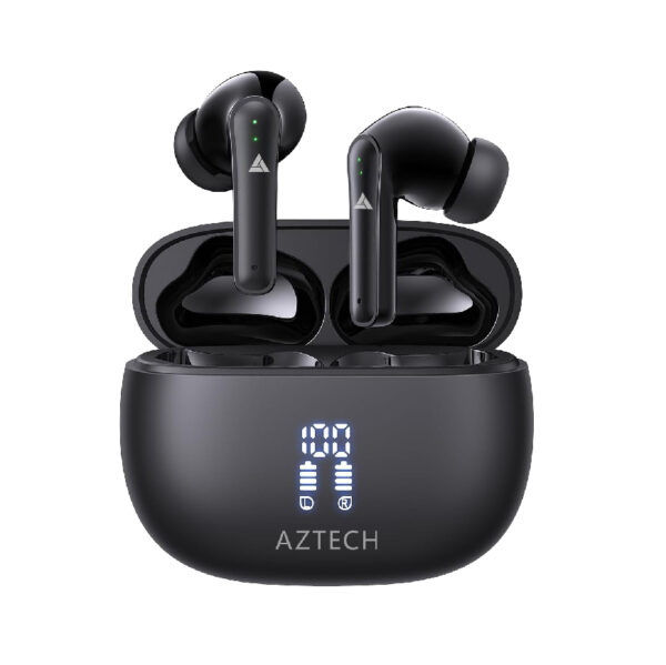 Wireless Earbuds with LED Digital Display Charging Case - Image 2